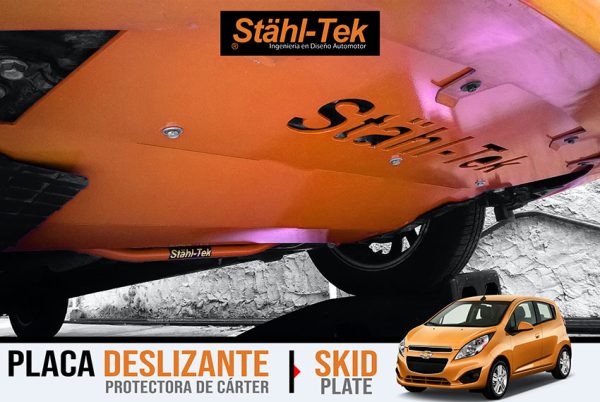 Placa Deslizante Protectora de Cárter (Skid Plate) Spark Matiz Mk3 2009 al 2015